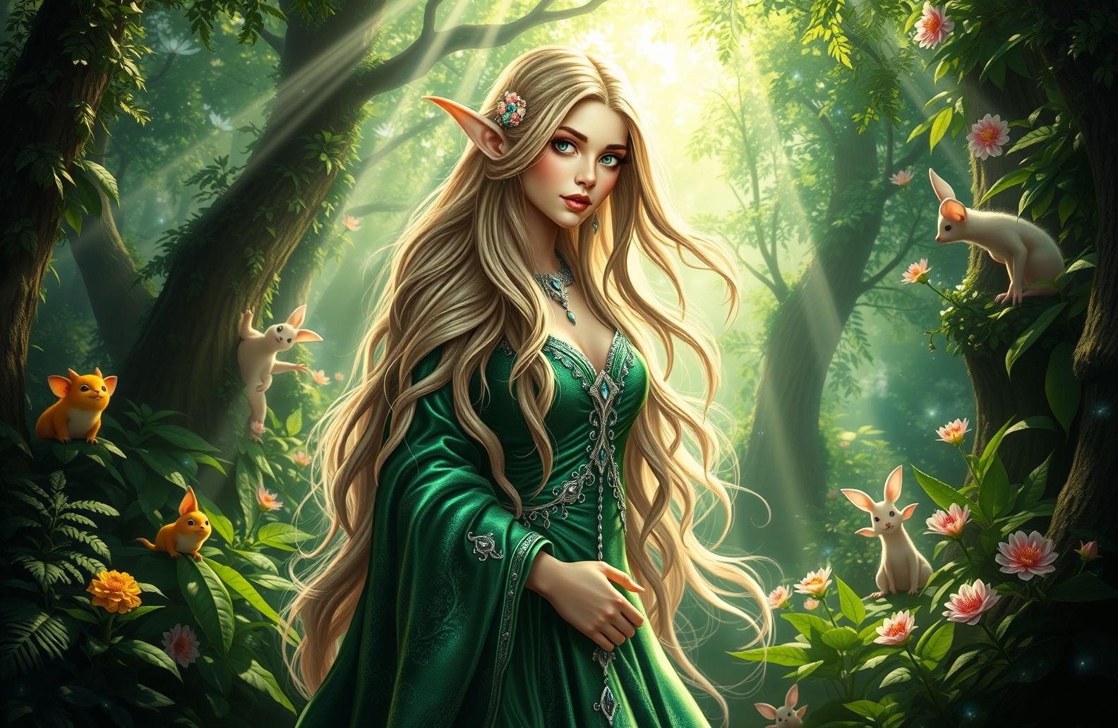 Female Elf Wallpaper