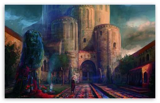 The Witcher Castle HD Wallpaper For Standard Fullscreen Uxga