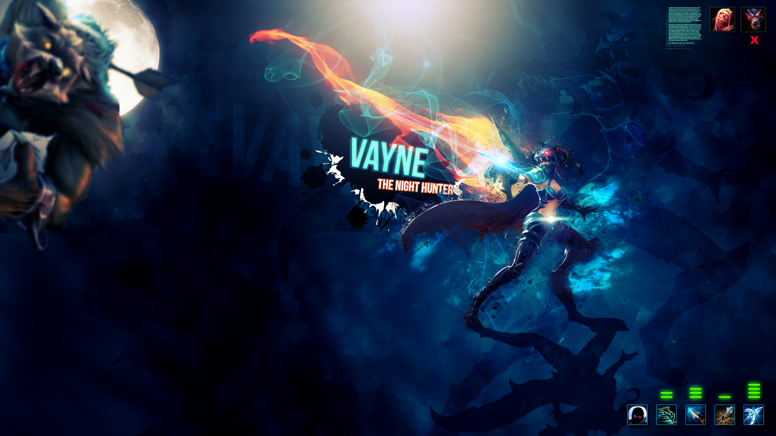 Wallpaper HD Vayne League Of Legends By Aynoe Fan Art Games