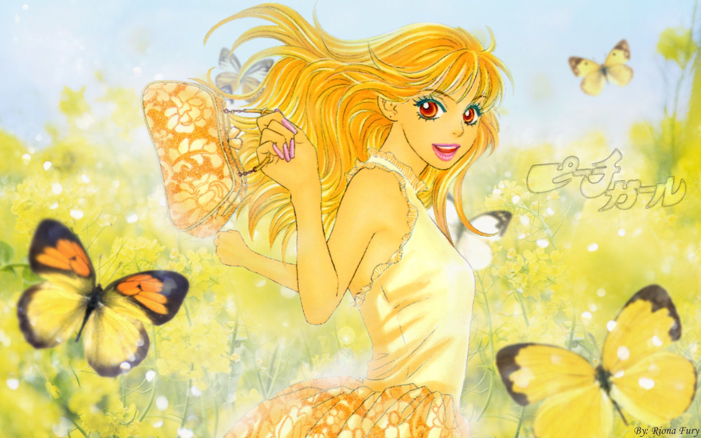 Peach Girl images peach girl momo butterfly HD wallpaper and