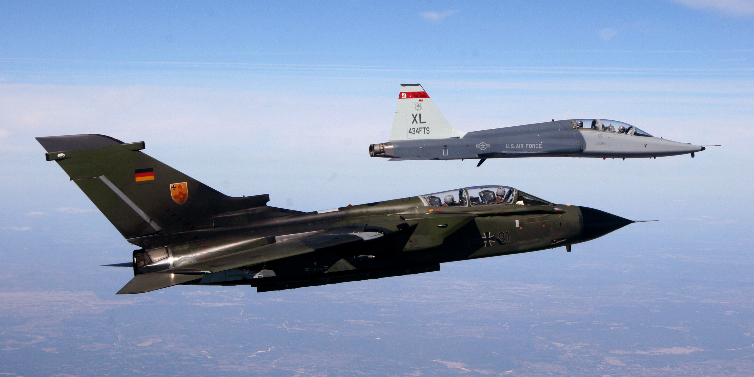 German Tornado Squares Off Against Laughlin T 38s For First Time