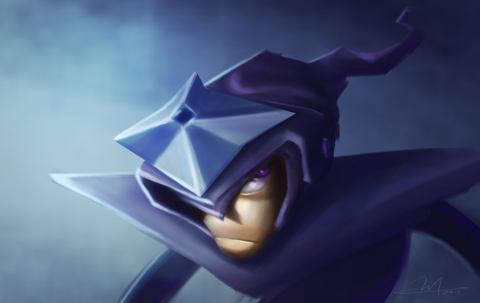 Megaman Shadowman Speed Painting in Photoshop by drumok