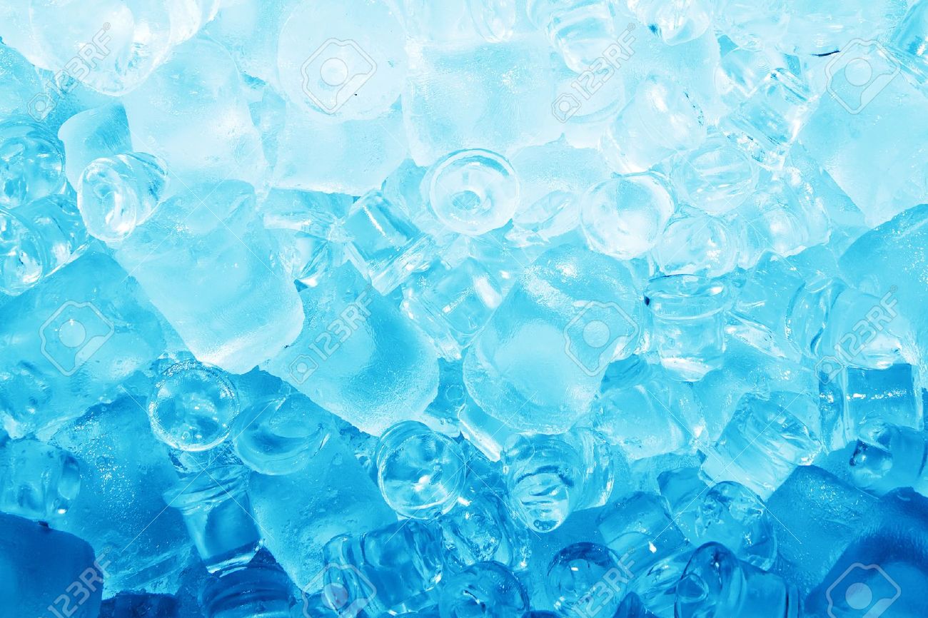 Real Cool Ice Cube Frozen Background Stock Photo Picture And