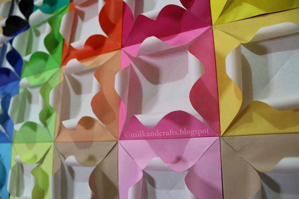 3d Paper Art Crafts Wall