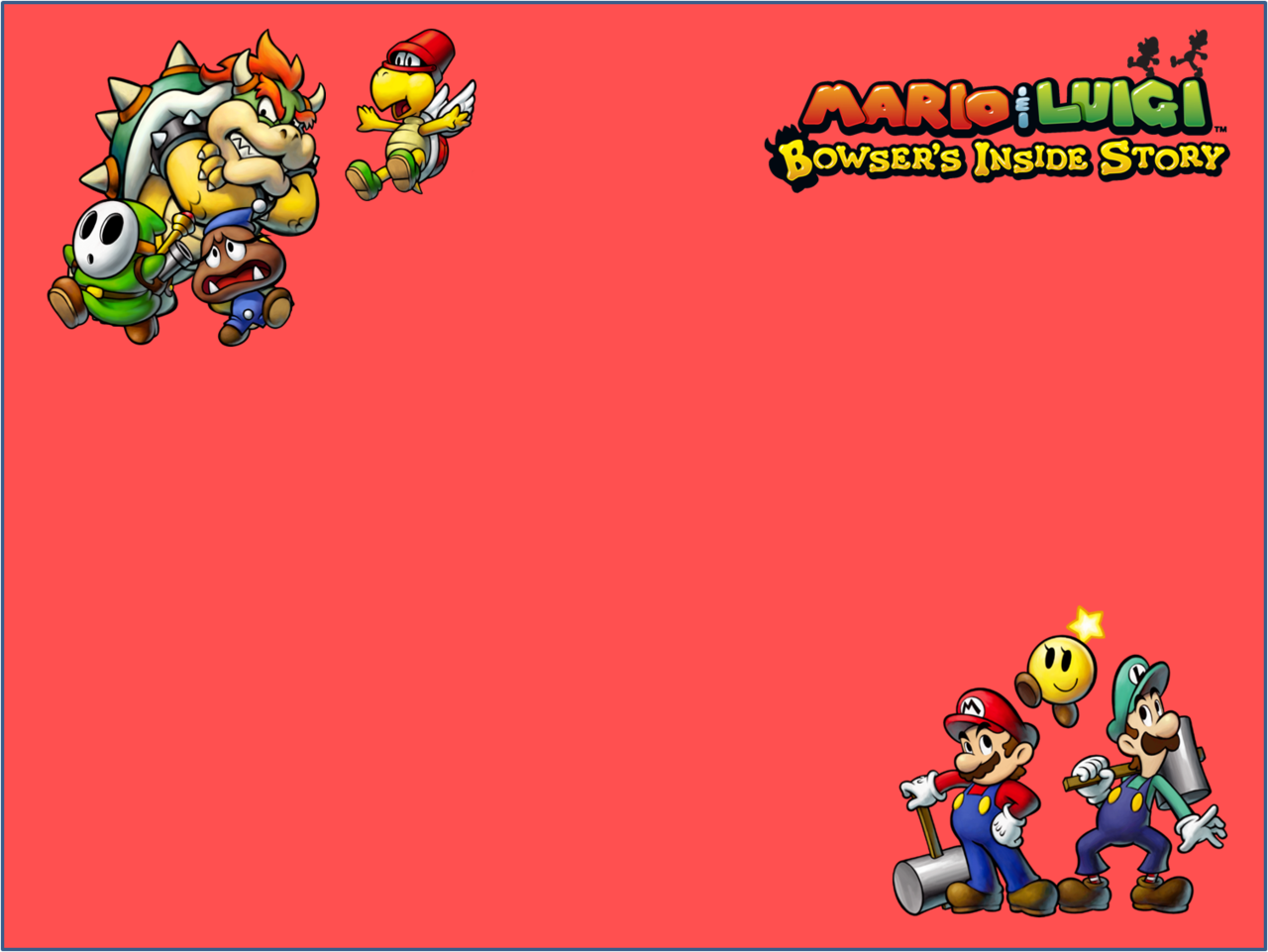 Mario And Luigi Bowser S Inside Story Wallpaper By Mariofanforevah On