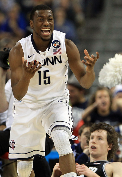 Kemba Walker Of The Connecticut Huskies Reacts After