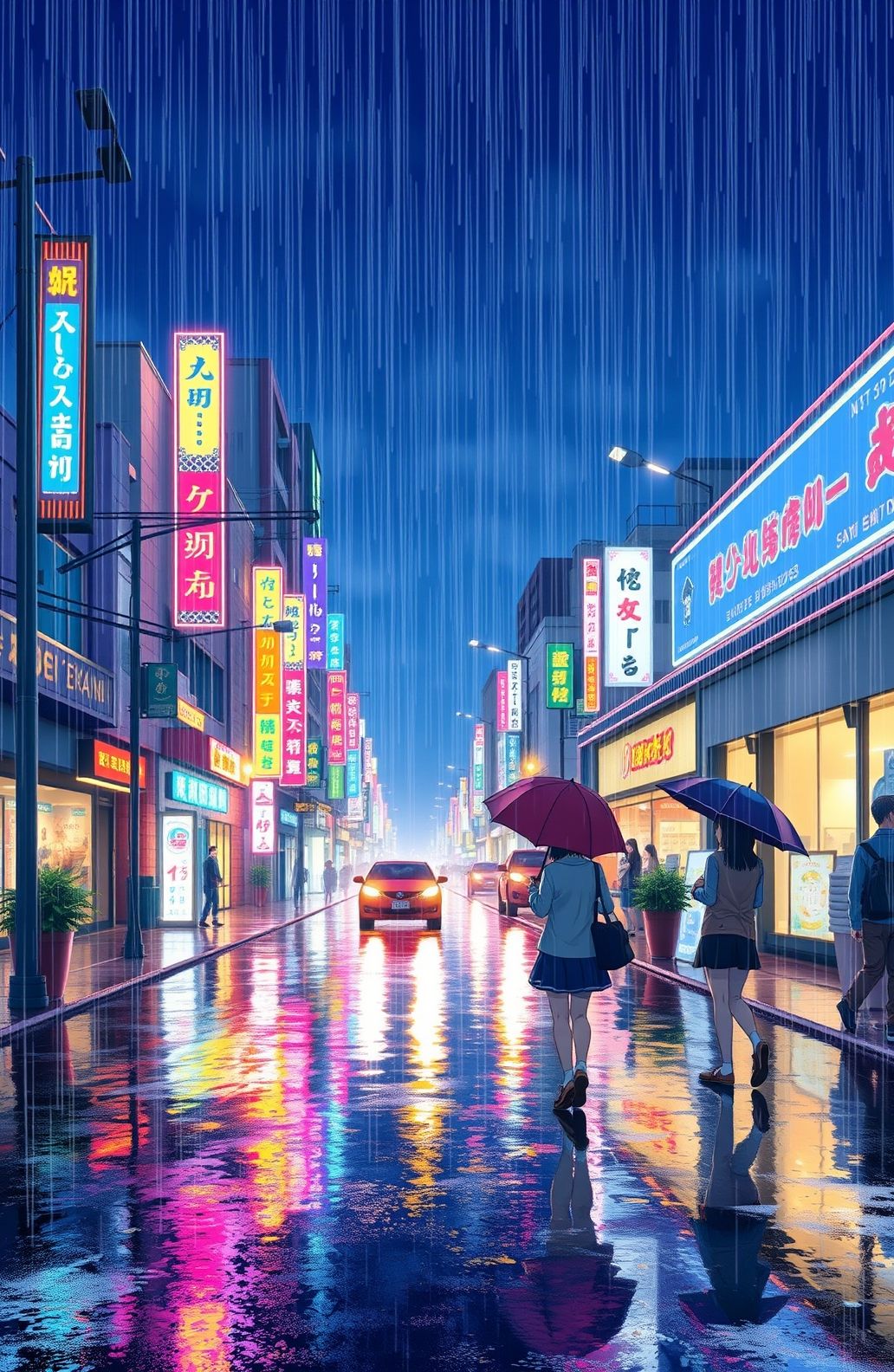 Anime Rain Wallpaper