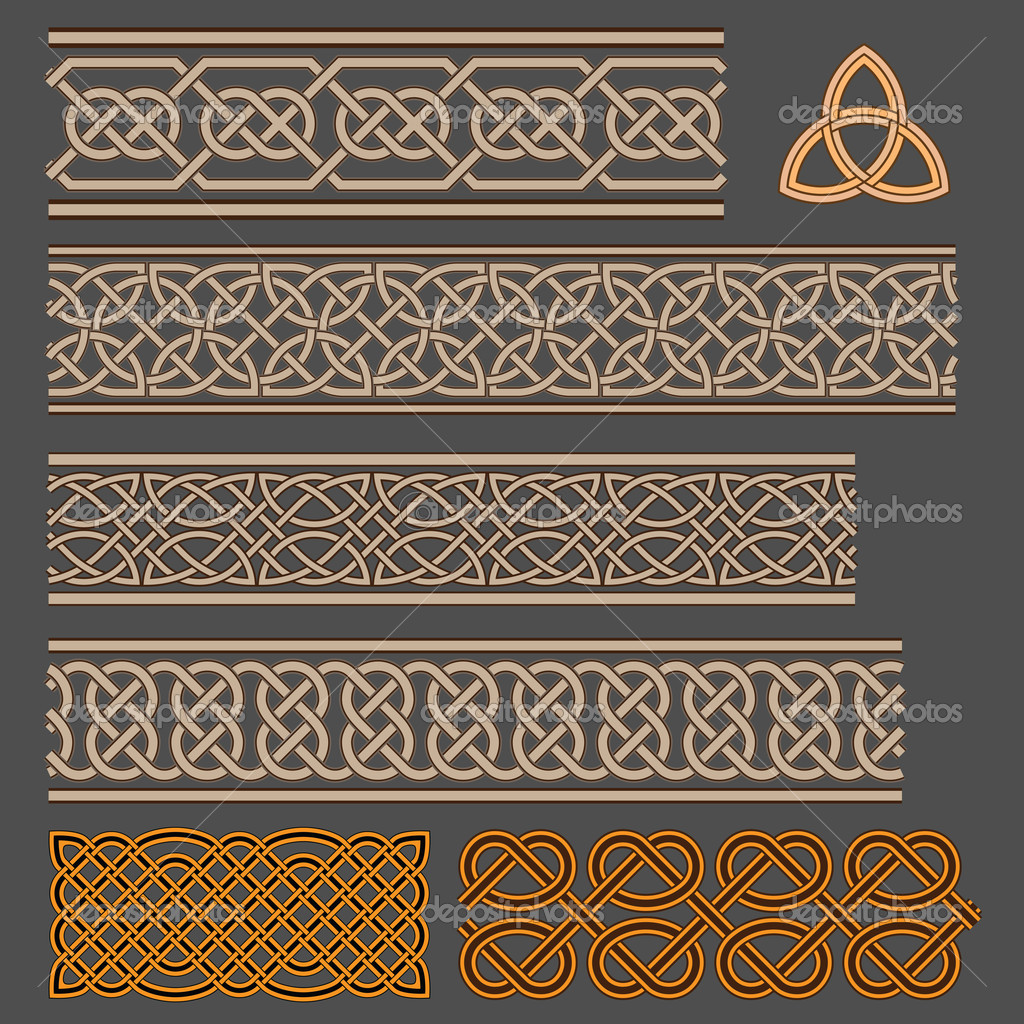 Celtic Knot Wallpaper Border