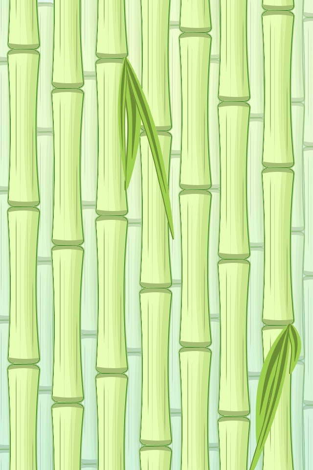 Light Green Bamboo iPhone HD Wallpaper