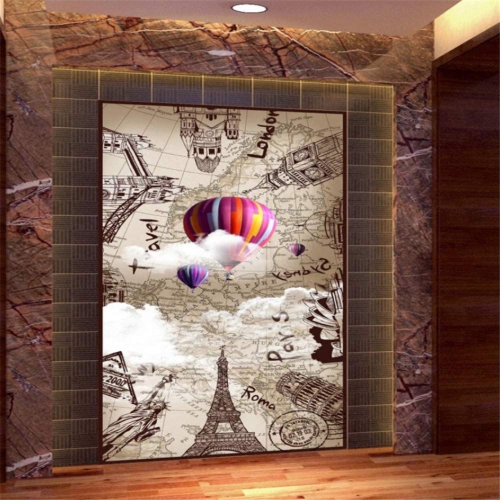 Amazon Pbldb Retro Cartoon Murals European And American
