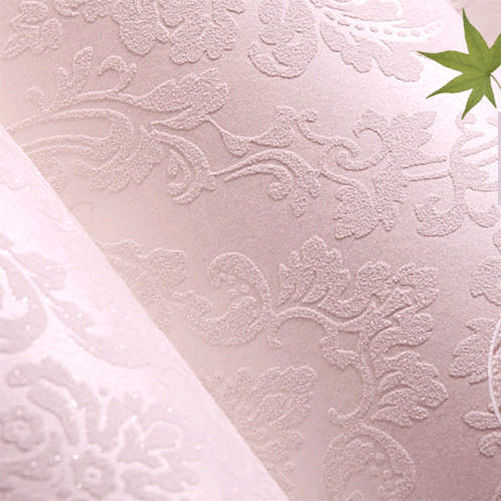  Vintage Light Pink Damask Nonwoven Wallpaper Bedroom Wallpaper eBay