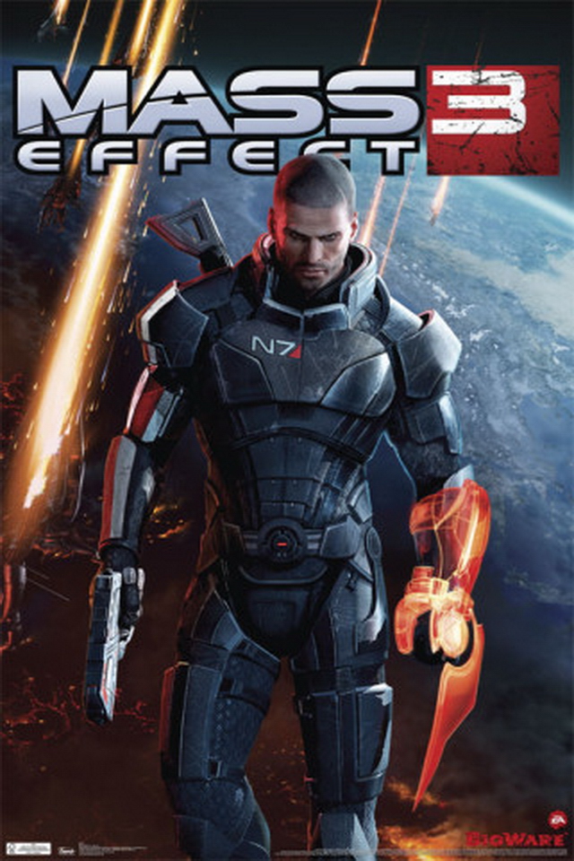 Mass Effect Key Art iPhone Wallpaper Photo