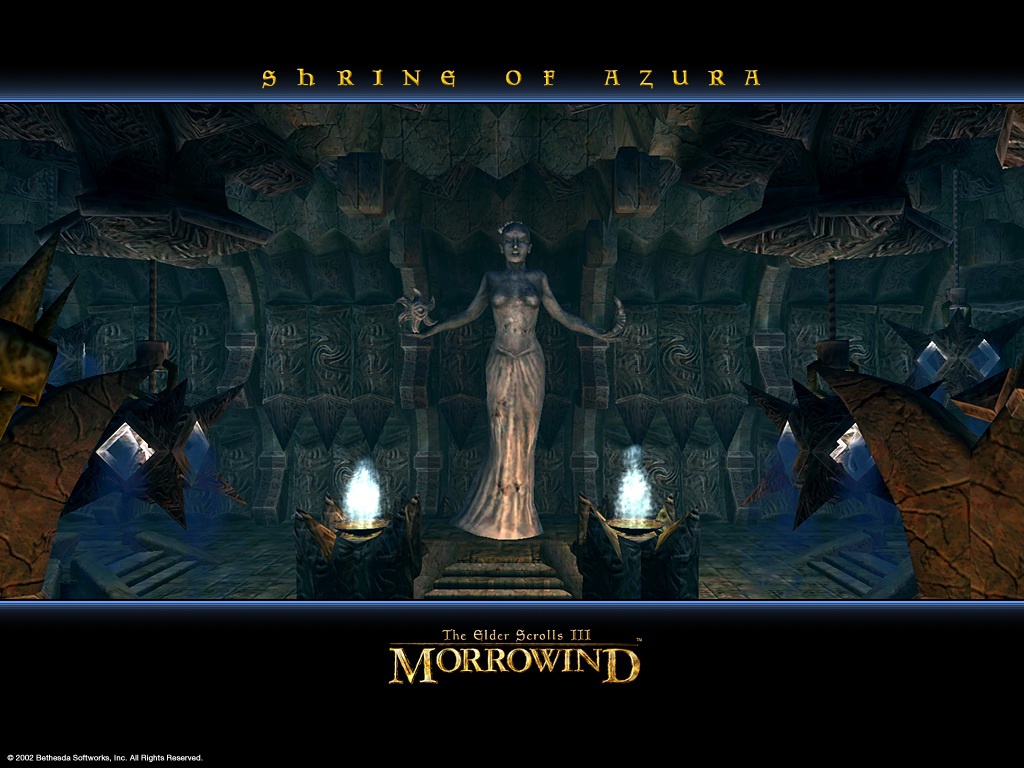 Wallpaper The Elder Scrolls Iii Morrowind Shrine Of Azura