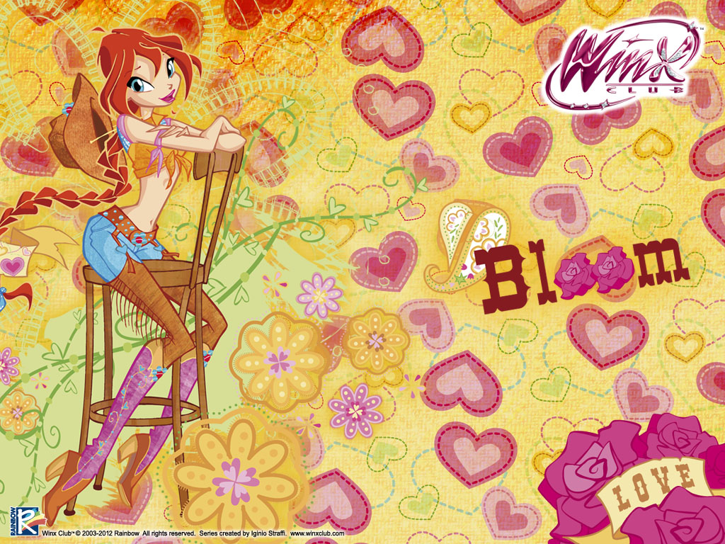 Official wallpaper 2012 Bloom Winx cowgirl   The Winx Club Wallpaper
