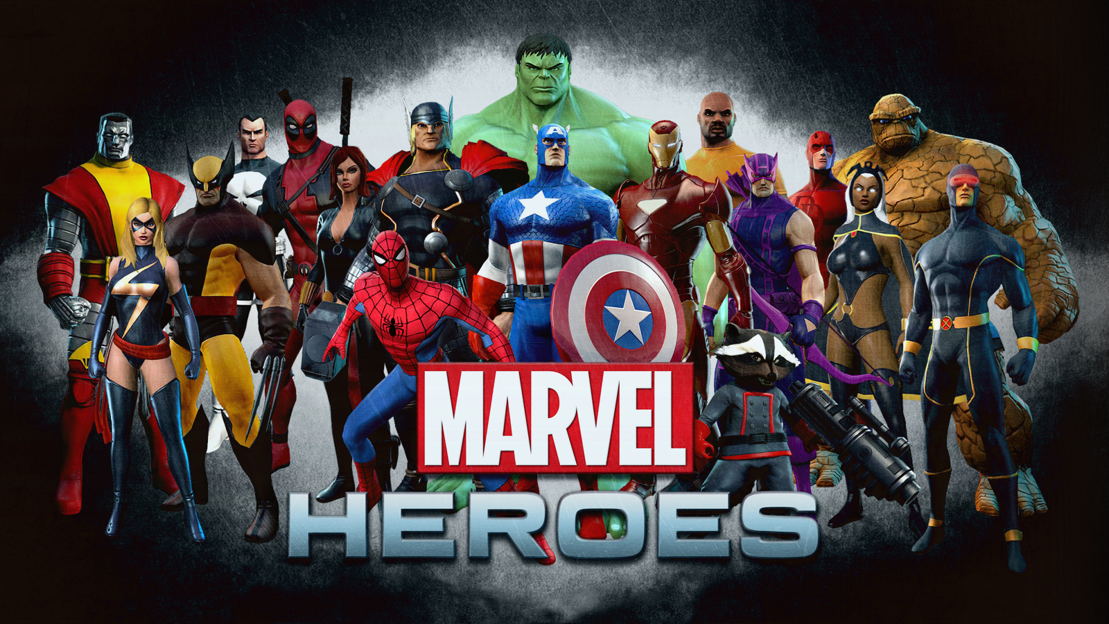 Marvel Heroes Wallpaper by Squiddytron 1600x900