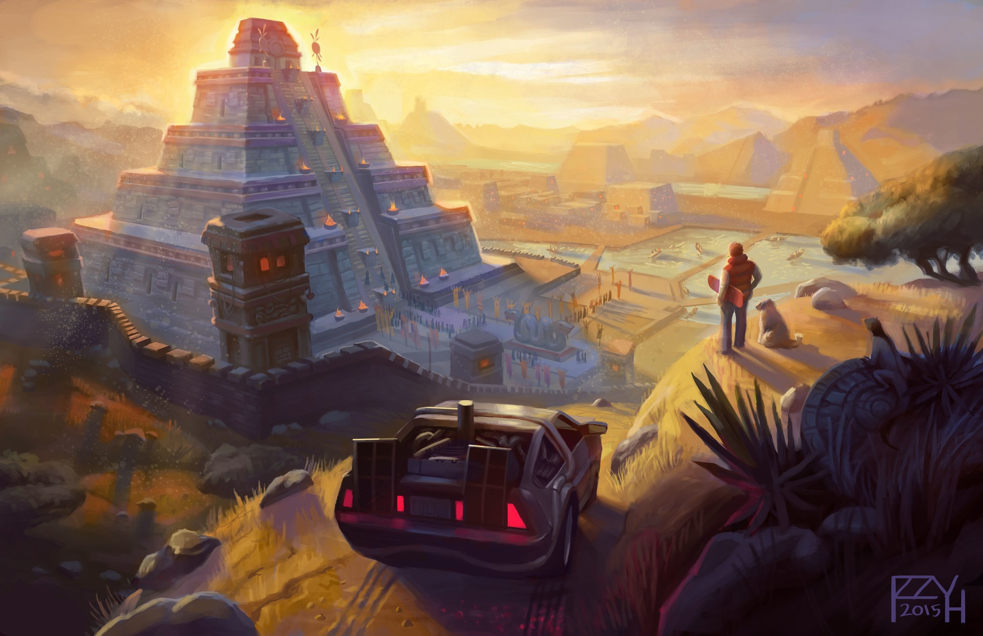 Fantasy Art Artwork Movies Aztec Back To The Future