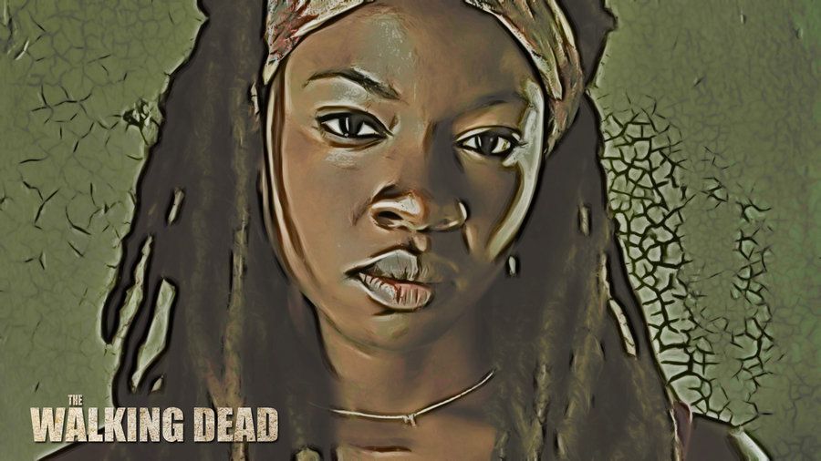 The Walking Dead Michonne Desktop Redux By Nerdboy69