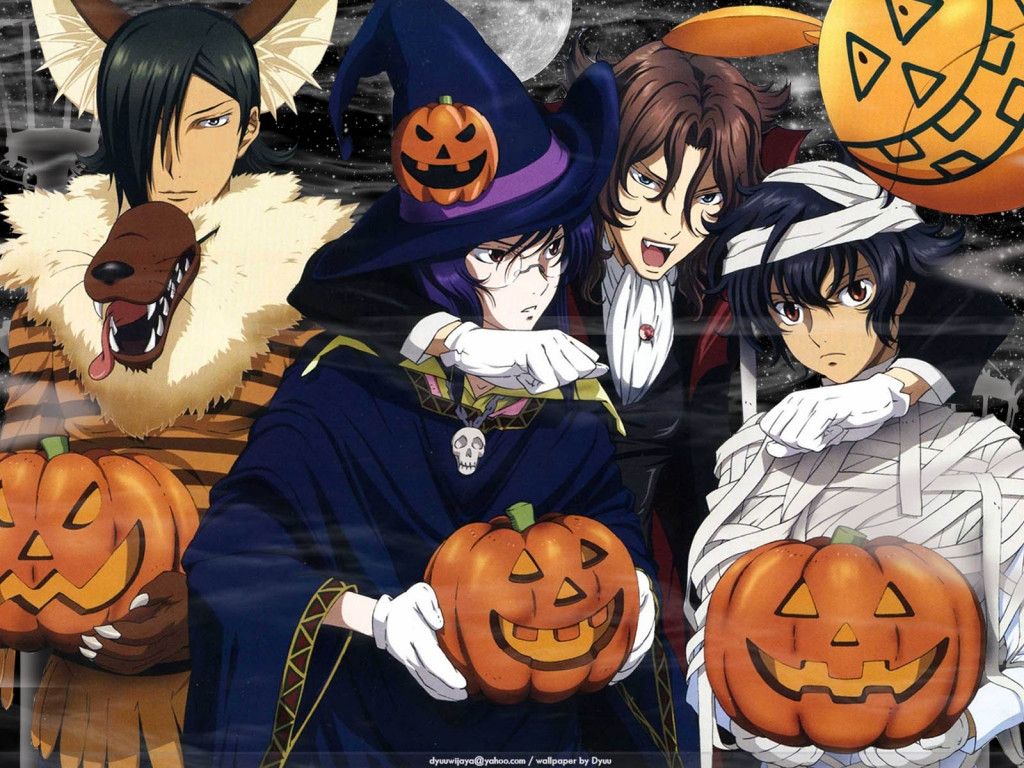 Halloween | Anime halloween, Witch wallpaper, Anime wallpaper download