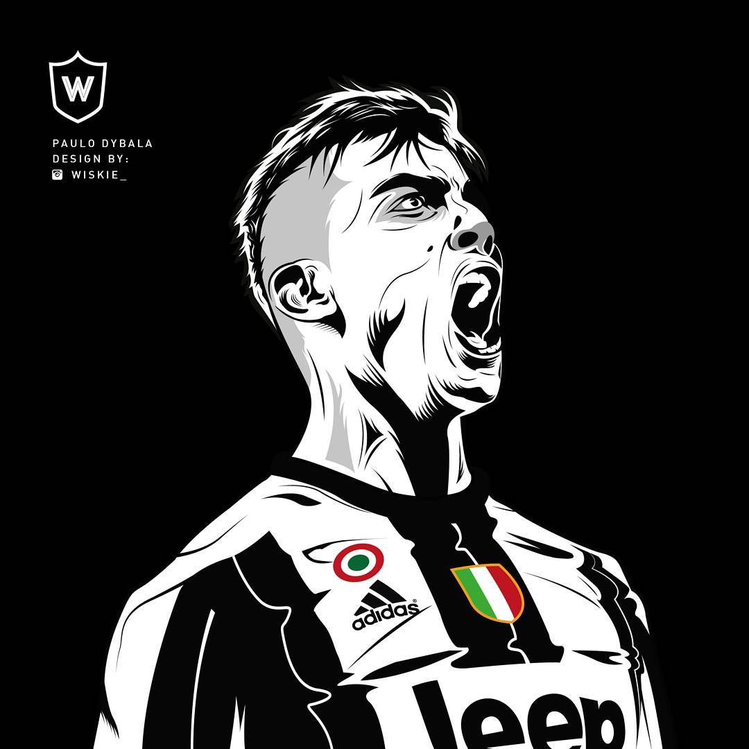 Wiskie Design Lab Juventus Illustrations Dybala1 Forza27