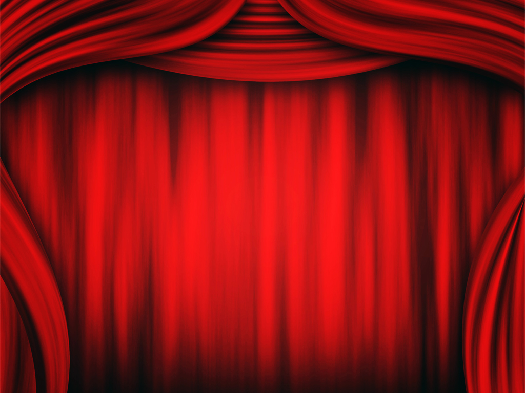 Red Curtain Background Theatre Stage Male Models Picture