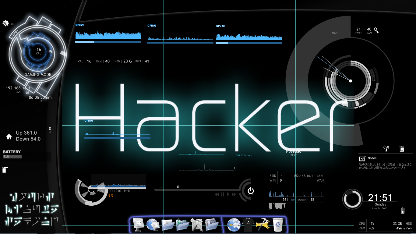 Hacker Theme For Windows Faizan Gaming And Software Club