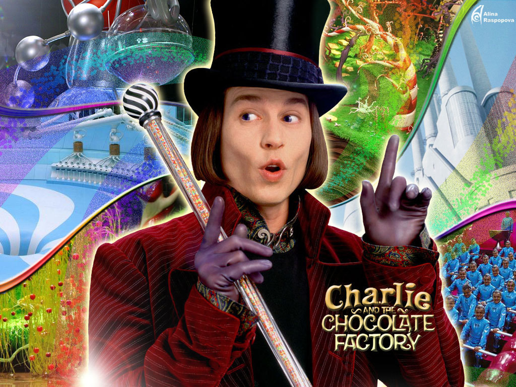 Wallpaper Charlie And The Chocolate Factory