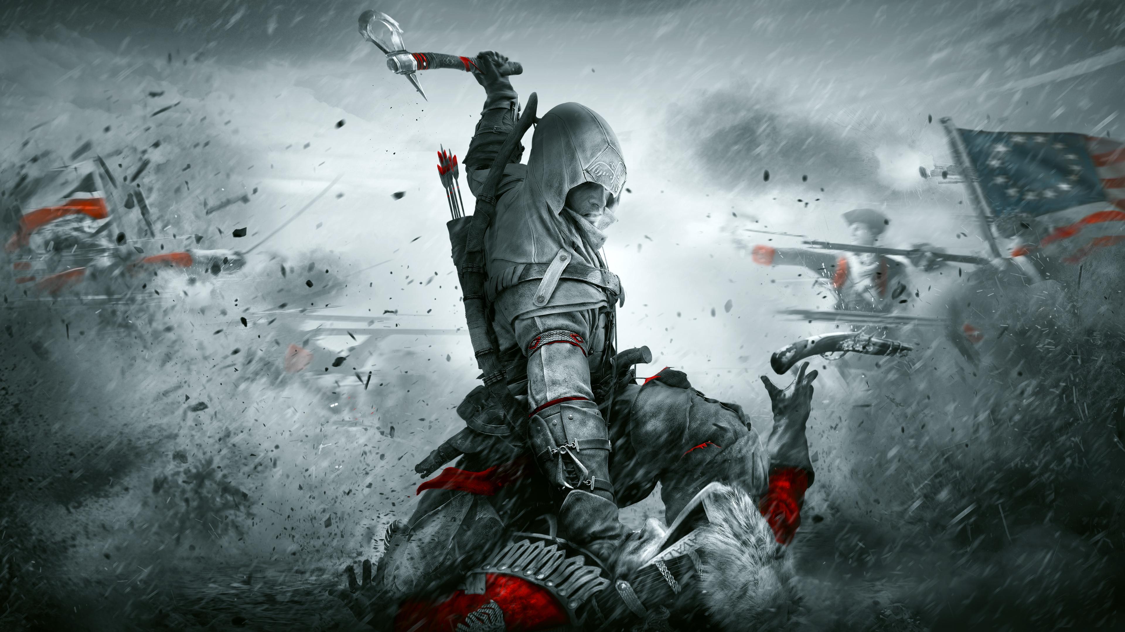 Assassin S Creed Iii 4k Ultra HD Wallpaper