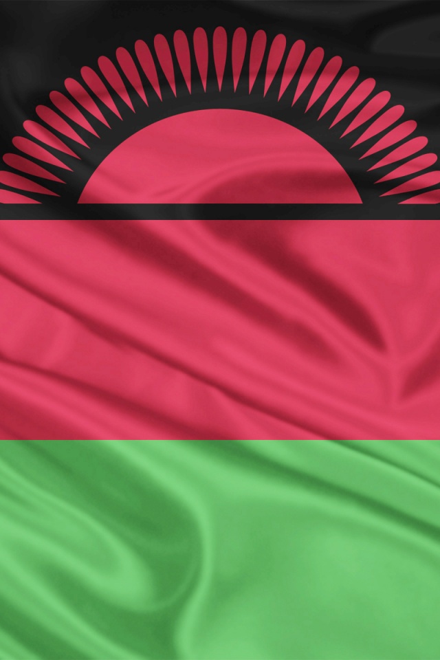 Malawi Flag iPhone Wallpaper