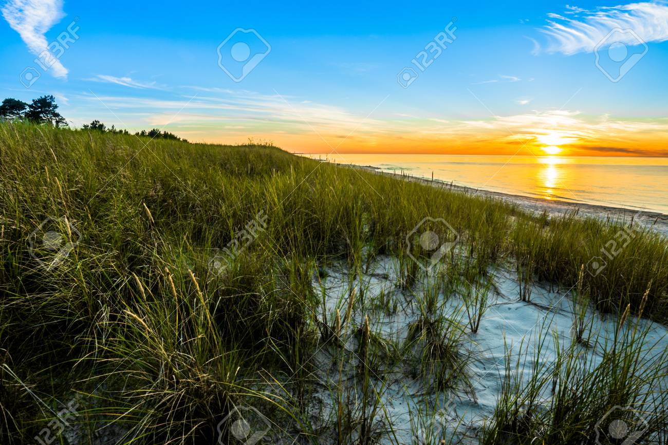 Beautiful Sunset Beach Wallpaper Summer Landscape Over Sea