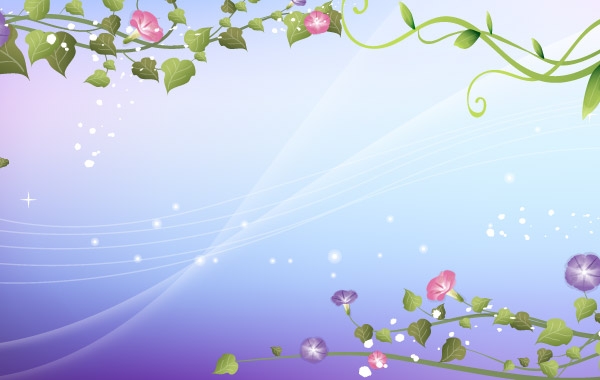 Flowers Background Vector HD Icon Resources For Web