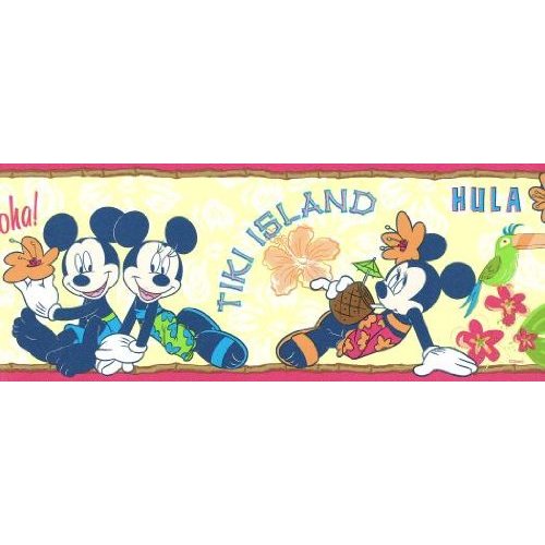Mickey and Minnie Mouse Wallpaper Border Home Improvement