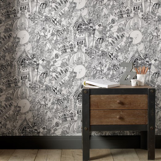 Free download black and white graham and brown wallpaper lizzies doodle