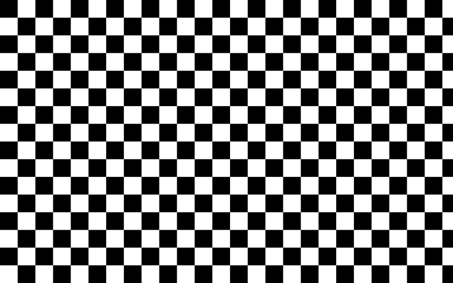 Black and White Checkered Background by G123u