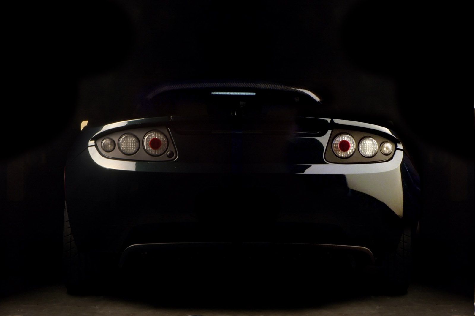 Back Tesla Roadster Sport