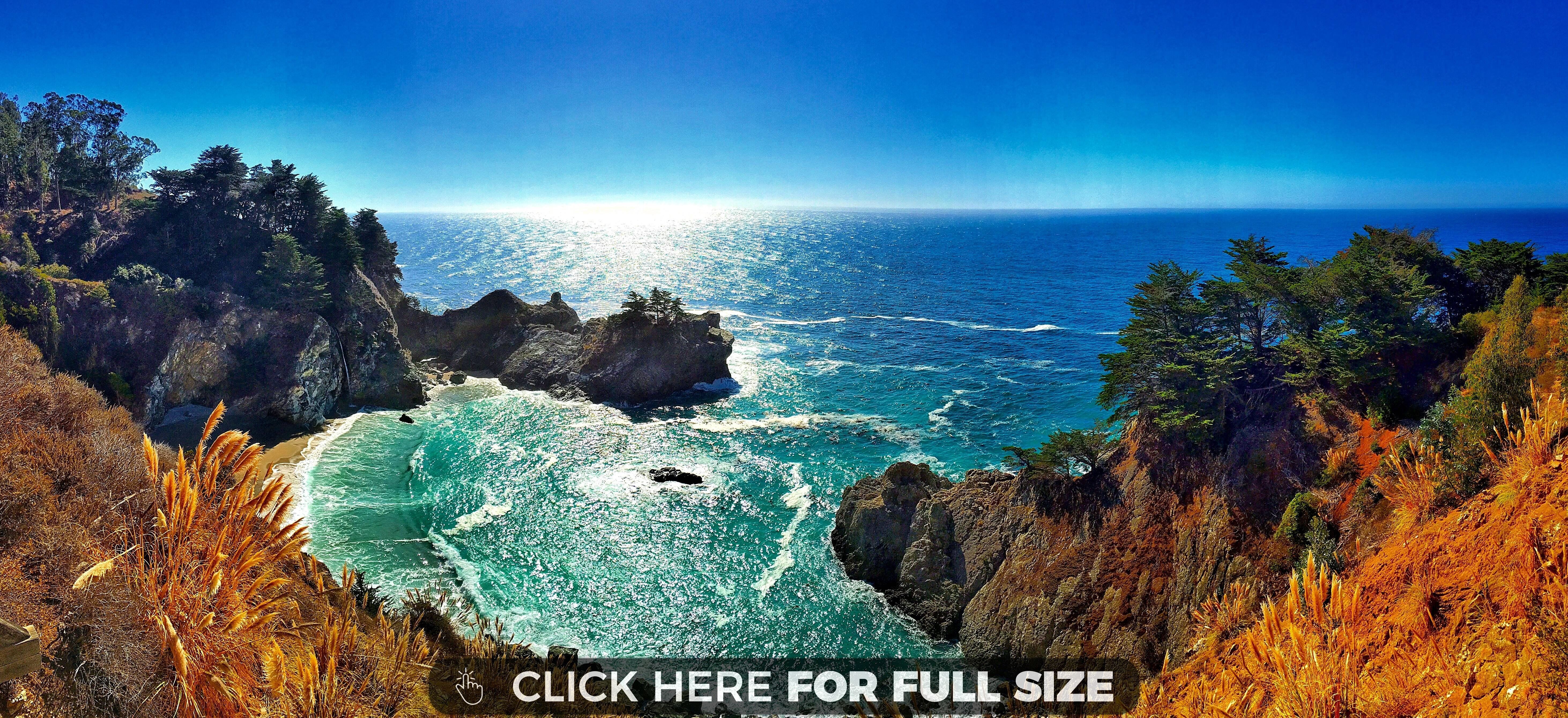 Mcway Falls Big Sur California 4k Wallpaper