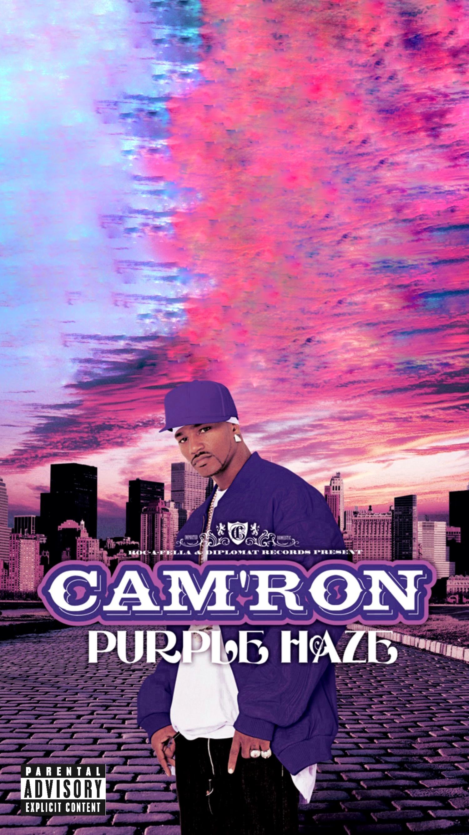 Phone Wallpaper Cam Ron Purple Haze HiphopImage
