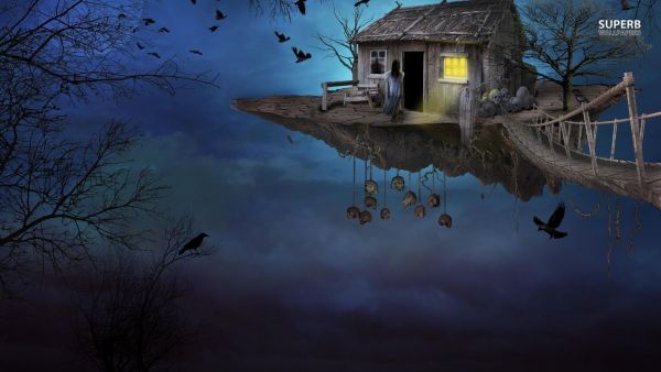 Haunted floating house wallpaper Pin HD Wallpapers Pin HD Wallpapers