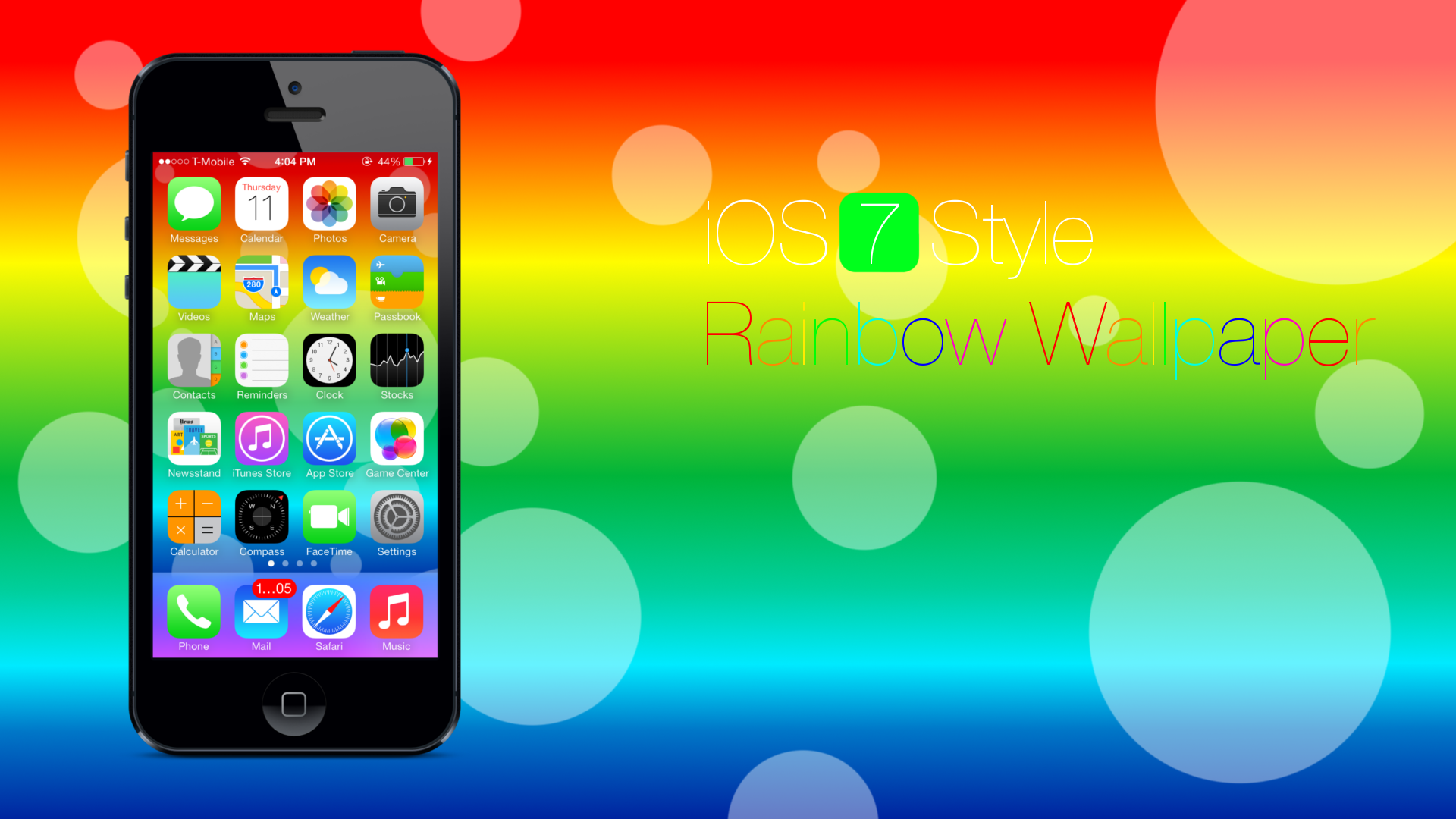 Ios Style Rainbow Wallpaper iPhone By Star784