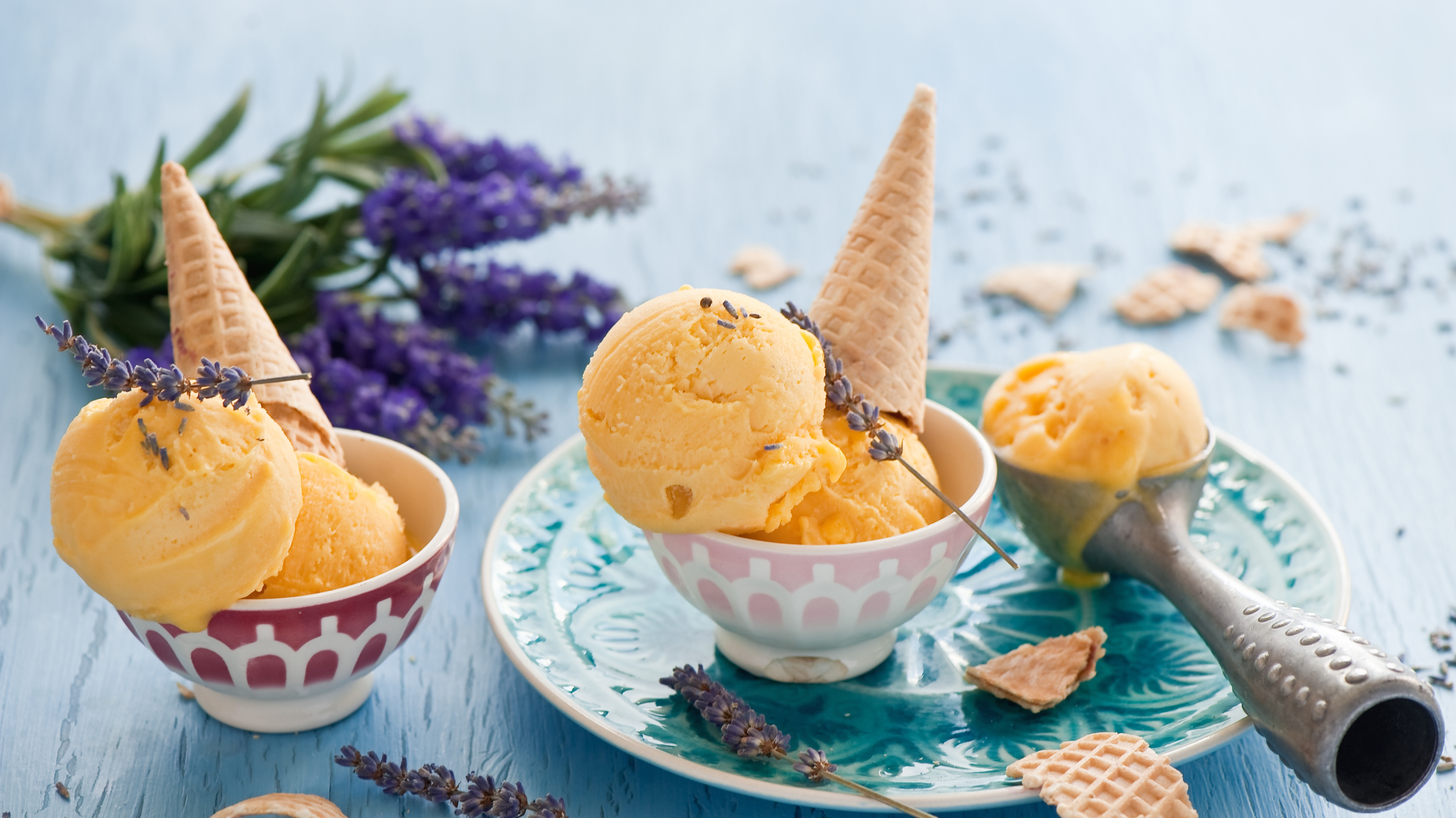 Dessert Ice Cream Cone   wallpaper
