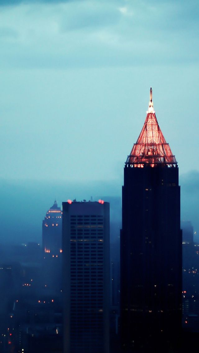 Atlanta Building Cities iPhone 5s Wallpaper