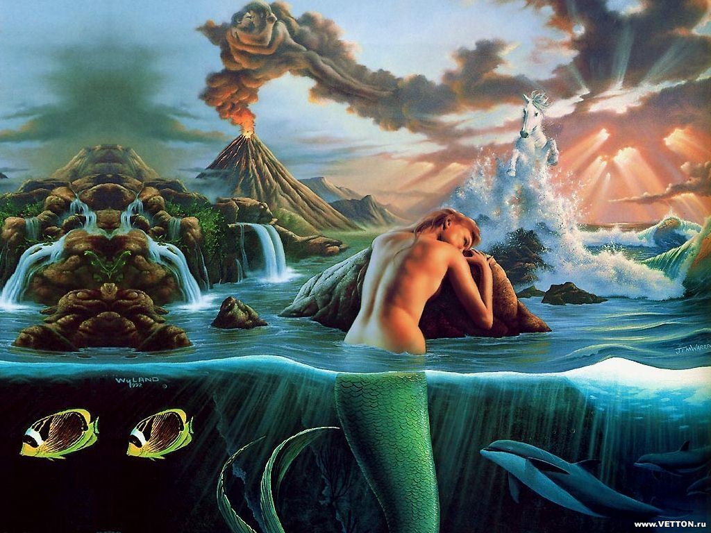 Mermaid Mermaids Wallpaper