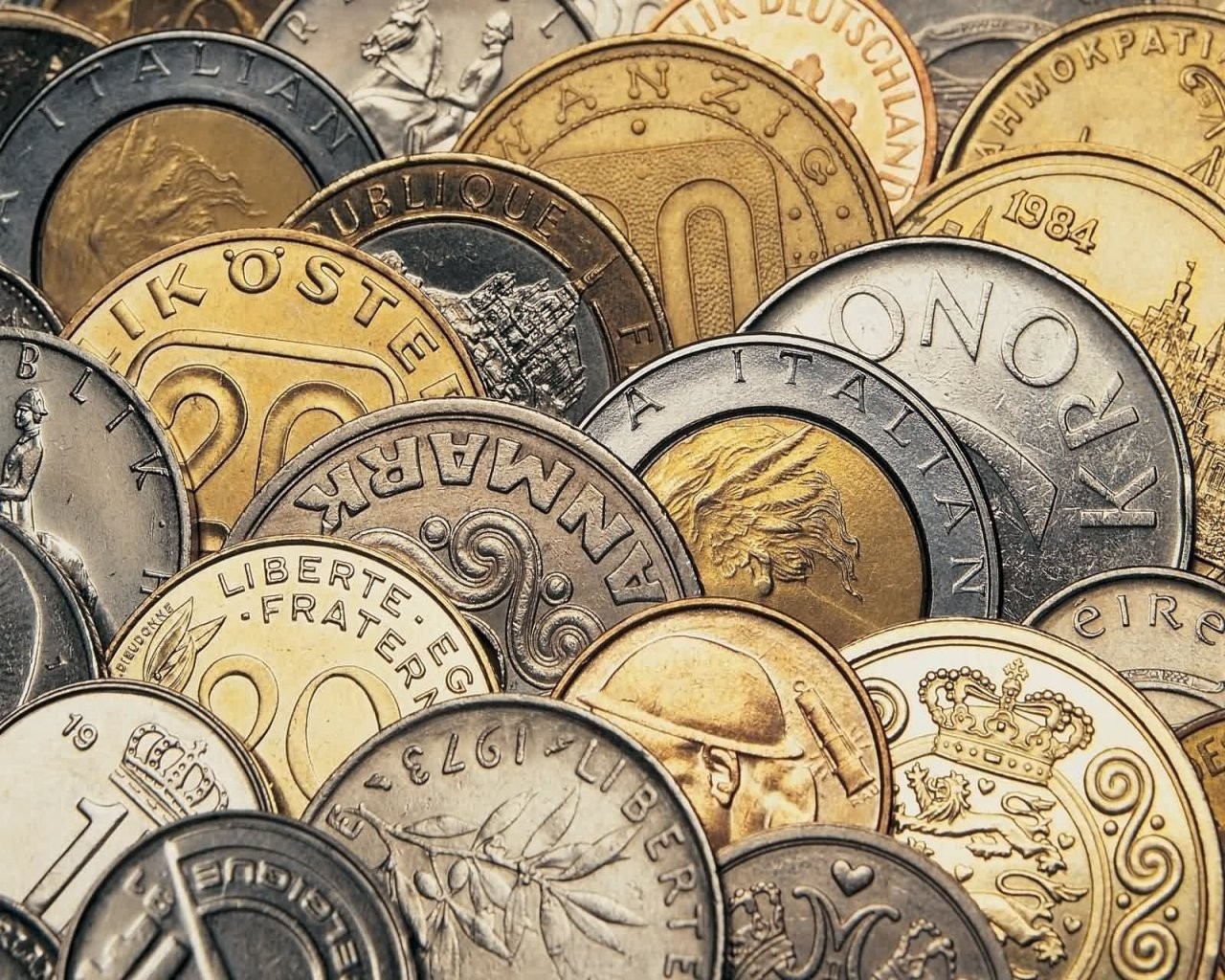 Coins Money Wallpaper Artwork Cointreau