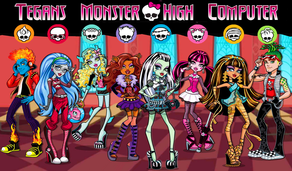 Tegans Monster High Puter Bg By 1daredevil