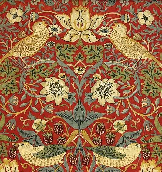 William Morris Strawberry Thief Fabric Alexander Interiors