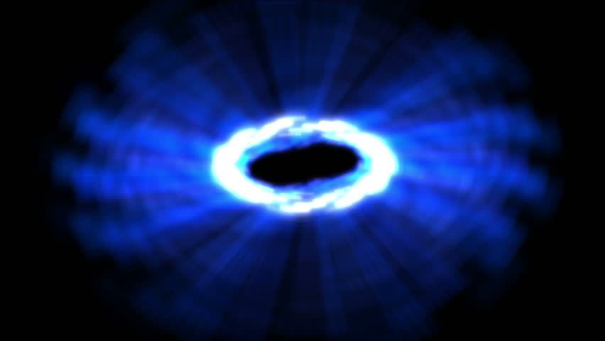 Milky Way Nebula Whirl Laser Energy Tech Background 2099 4k