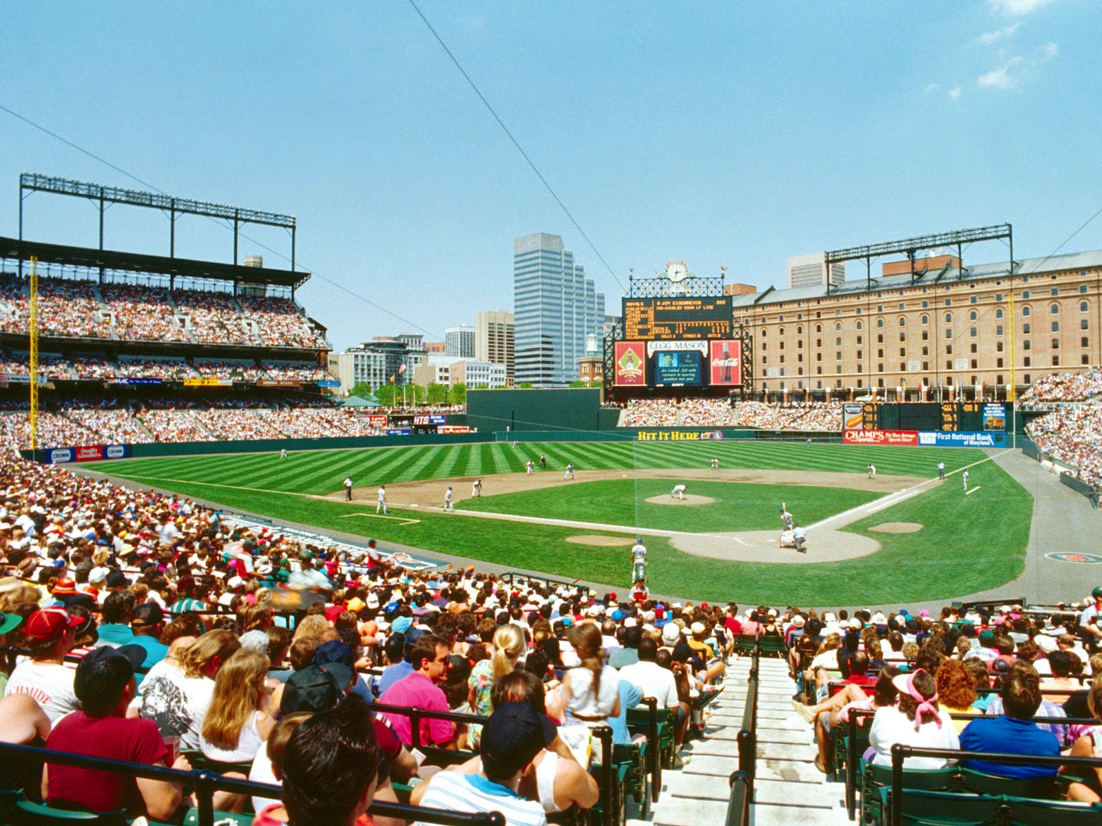 Background Oriole Park At Camden Yards Baltimore Maryland
