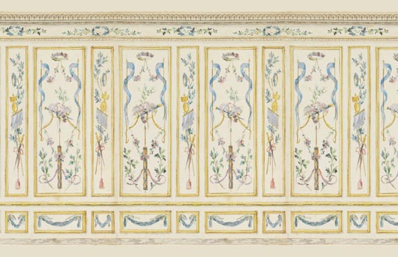Dollhouse Wallpaper Art Panel