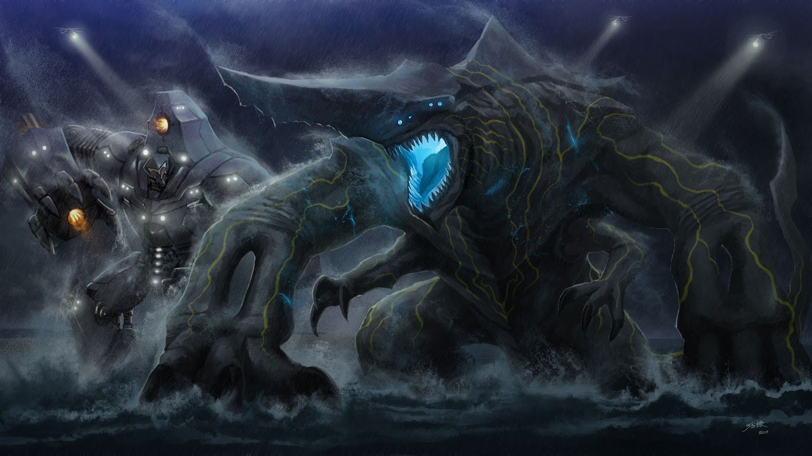 Kaiju Wallpaper Top Background