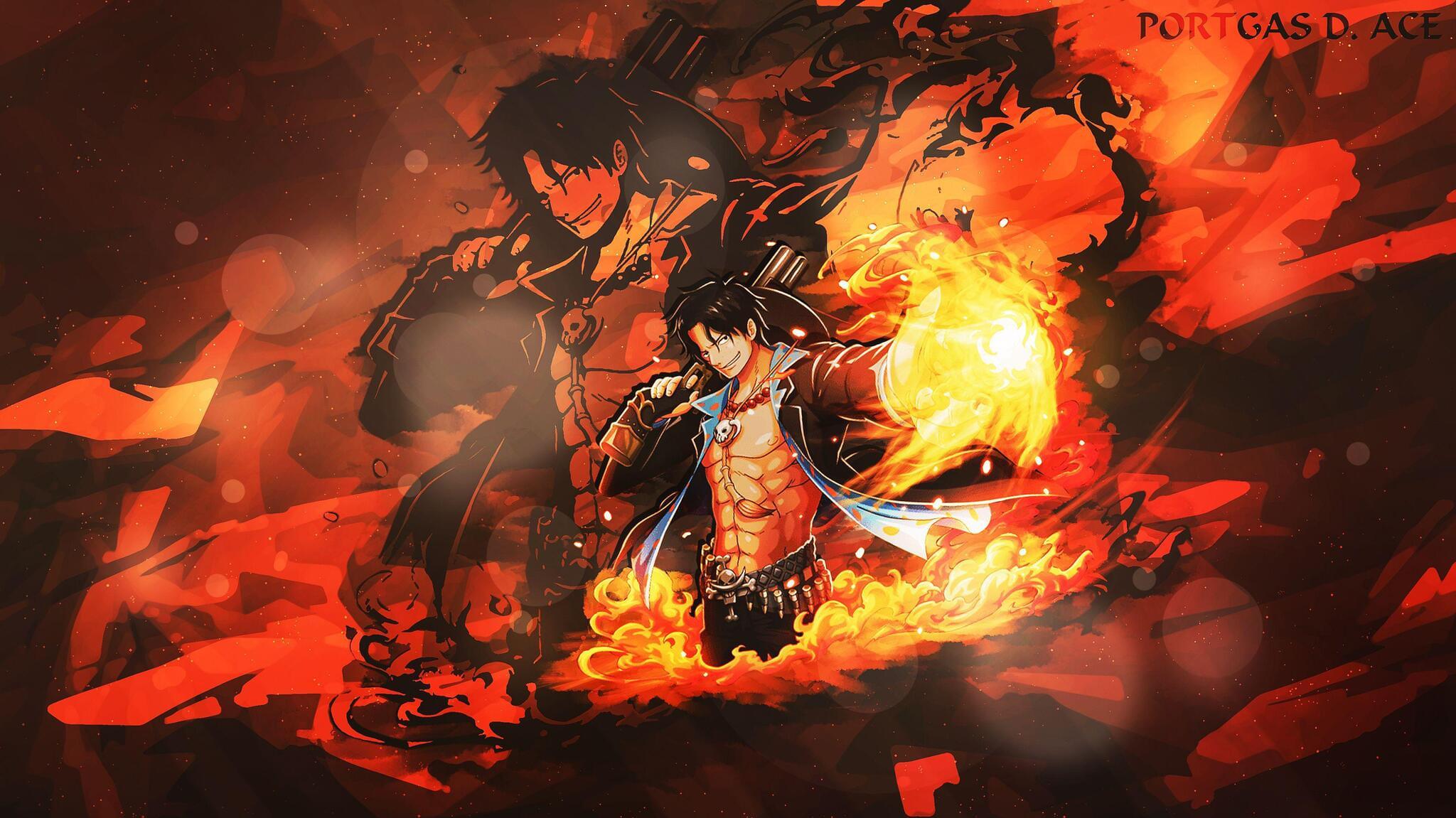 Ace One Piece Desktop Wallpaper Girlsdp1
