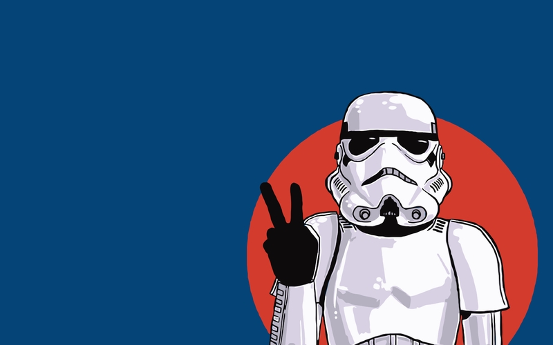 Stormtroopers Star Wars Peace V Sign Wallpaper